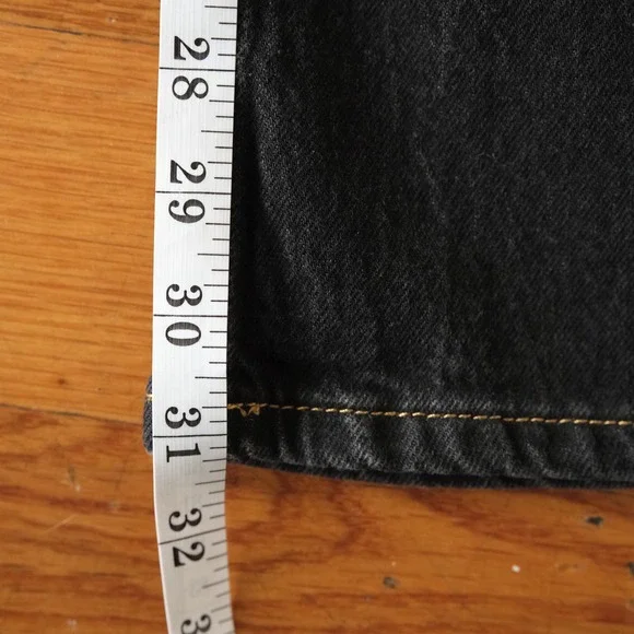 BDG 90s Bootcut Jeans Women Black Dark Wash Denim Retro 28 Urban Outfitters - Picture 5 of 9